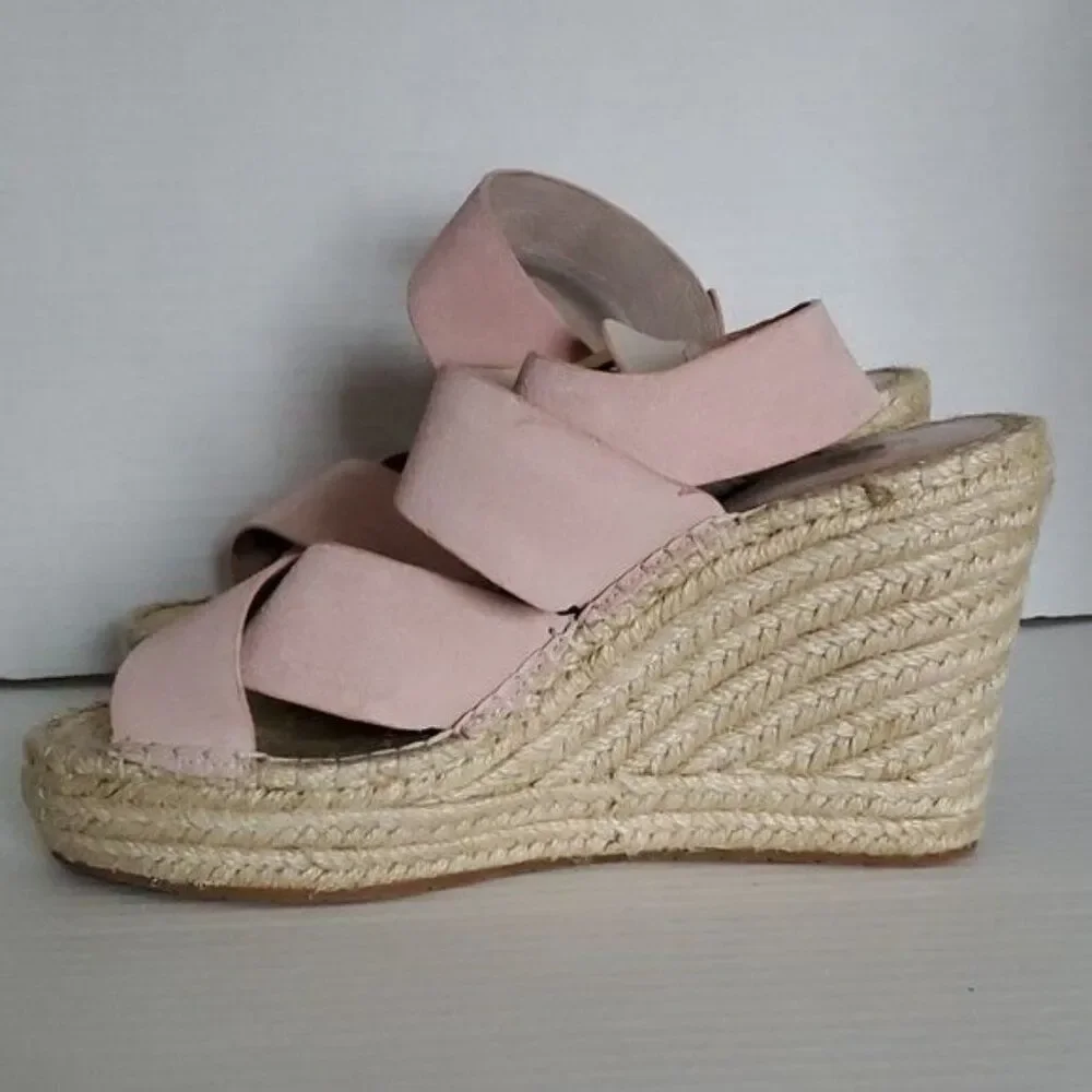Kenneth Cole Espadrille Platform Wedges Sandals Heels New York Women's WOMAN 7.5